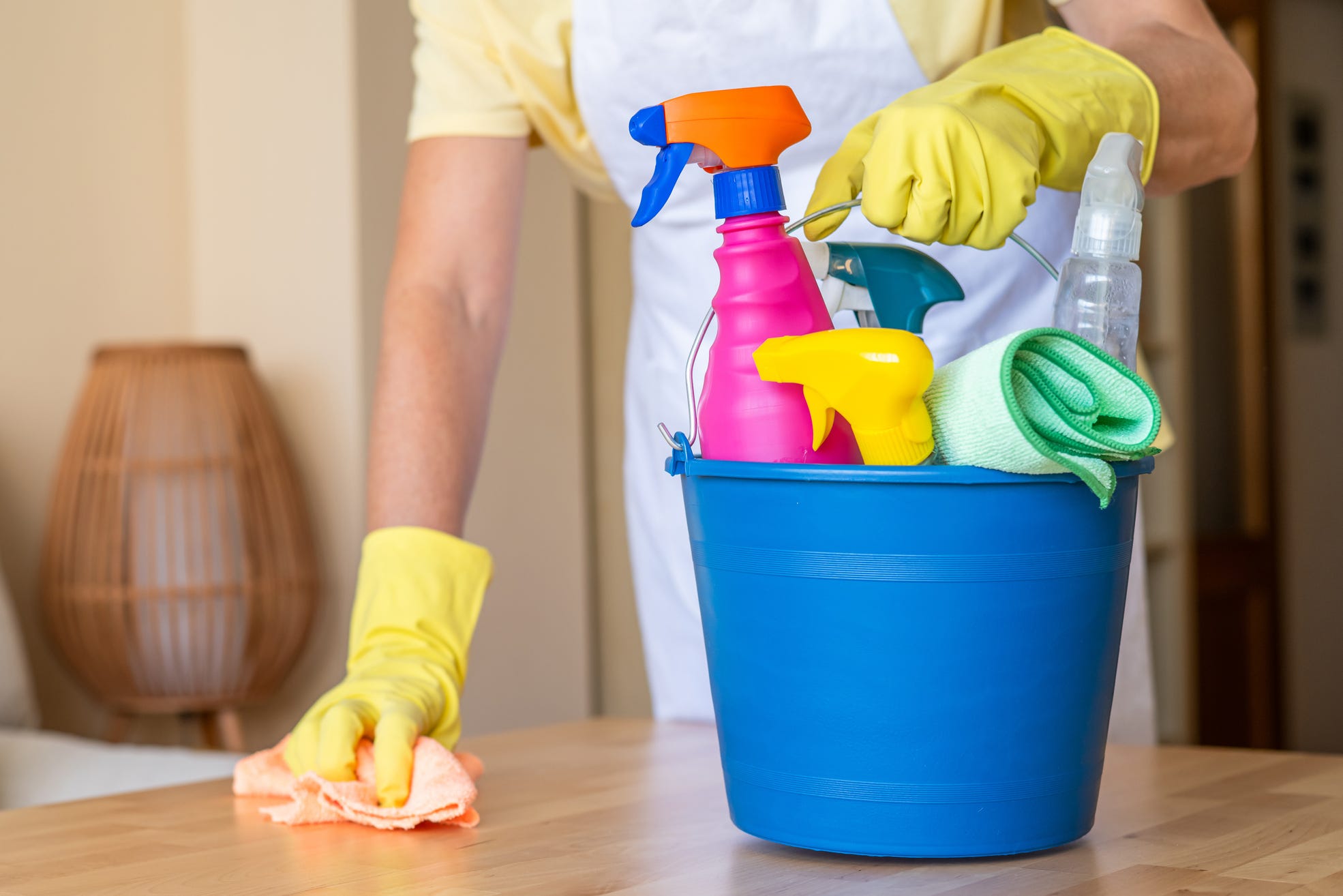 Professional cleaning supplies